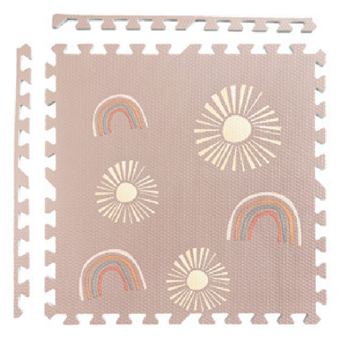 Tapis de jeu en mousse - Ciel rose