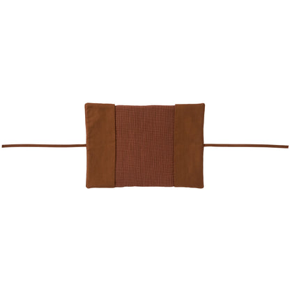 Protège-carnet de santé gaze de coton PERSONNALISÉ - Toffee