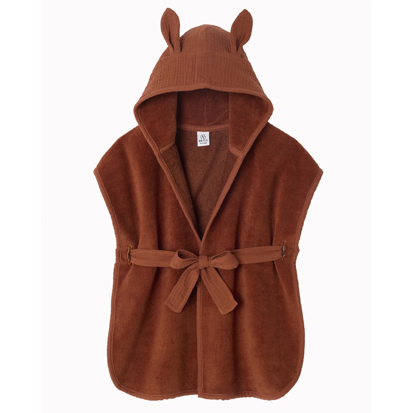 Peignoir bambou et gaze de coton PERSONNALISÉ - Toffee